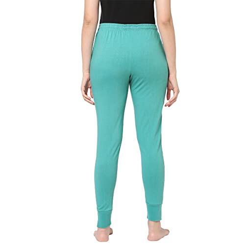 Image of Inner Sense Organic Cotton and Bamboo night pants for women I Anti Odour, Soft, Comfortable, Lightweight, Full-length, Dual-side pocket, Soft pajama for women