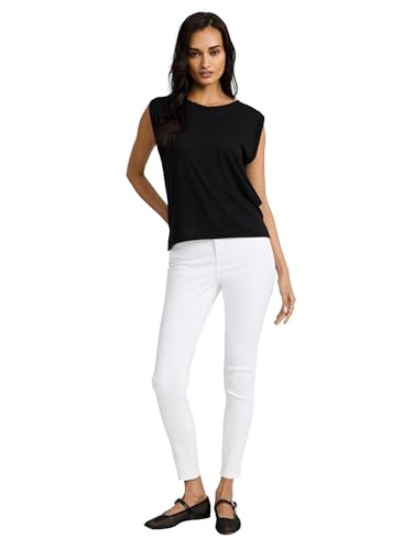 EXPRESS Women’s Supersoft Jeans – High-Waisted Stretch Skinny Ankle Denim with Ultra-Soft Touch and Flattering Fit