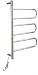 ZHANGYY Scaldasalviette Elettrico in Acciaio Inossidabile, 180 ° Scaldasalviette Elettrico Girevole a Parete in Acciaio Inossidabile per scaldasalviette Leggero
