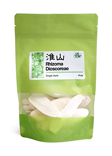 NEW PACKAGING Rhizoma Dioscoreae Chinese Yam Shan Yao Dried Slice æ·®å±± 4 Oz.