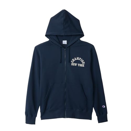 [チャンピオン] スウェット 長袖 USA GROWN COTTON グラフィックロゴプリント フーデットスウェットシャツ MEN’S BASIC C3-C126-370-XL