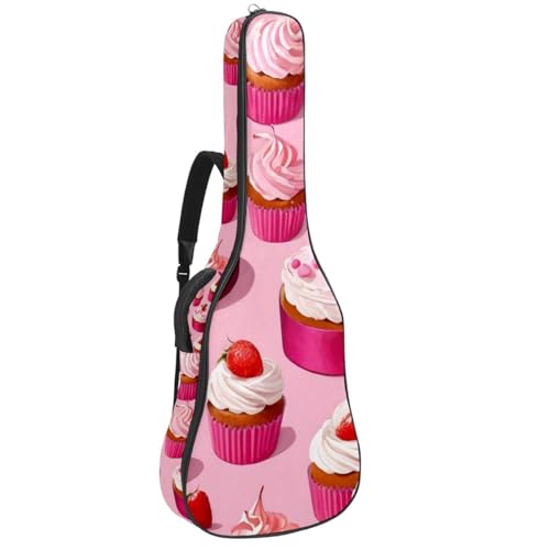 Housse de guitare rose 101,6 cm pour vos trajets urbains et répétitions