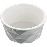 HUNTER EIBY Keramik-Napf, Futter- und Trinknapf, rutschhemmend, 1100 ml, grau