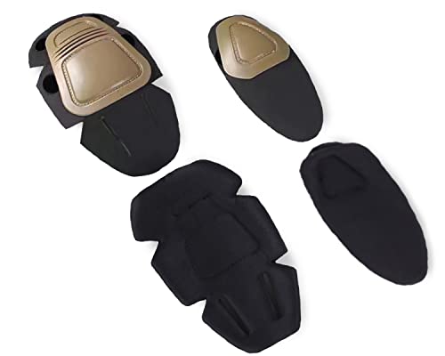 Everdano Tactical Combat Knee & Elbow Protective Pads For Military Airsoft Hunting Pants #TOP2