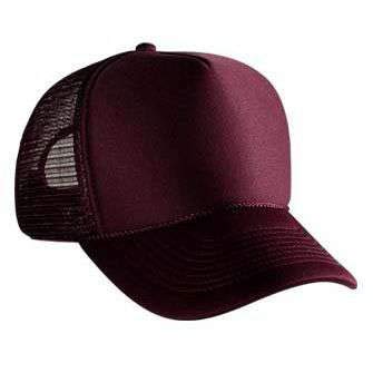 OTTO Polyester Foam Front 5 Panel Pro Style Mesh Back Trucker Hat