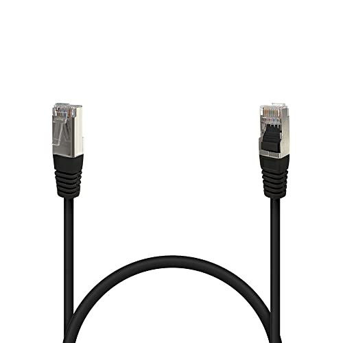 Cable de red Waytex RJ45 ADSL 0.3 m negro miniatura 1