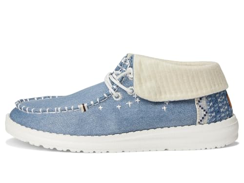 Image of HEYDUDE Women's Wendy Fold Boho | Women's Boots | Women's Pull on Boots | Comfortable & Light-Weight