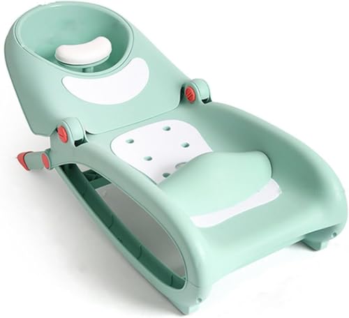 colortree バスチェア 赤ちゃん 子供用シャンプーベッド ポータブルリクライニングチェア 風呂 椅子 赤ちゃん 多機能赤ちゃんのシャンプーチェア シャンプーリクライニングチェア 滑りにくく安定 折りたたみも簡単 ピンク (A)