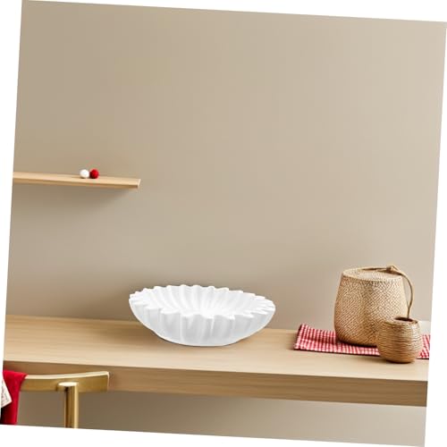 Cuenco funcional para llaves blanco con forma delicada de resina 8