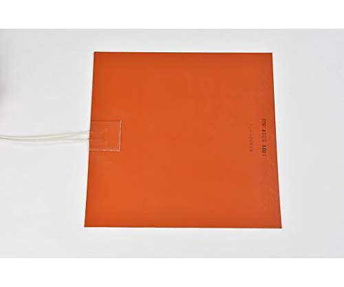 シリコンラバーヒーター 【熱電対5m、リード線延長5m】 100V 20W 50mm×50mm SR100-20-50-50-K5 1枚（直送品） -  アスクル ThreeHigh 【シロキサン対策品】シリコンラバーヒーター 【リード線延長1m】100V 500W 250mm×250mm リー
