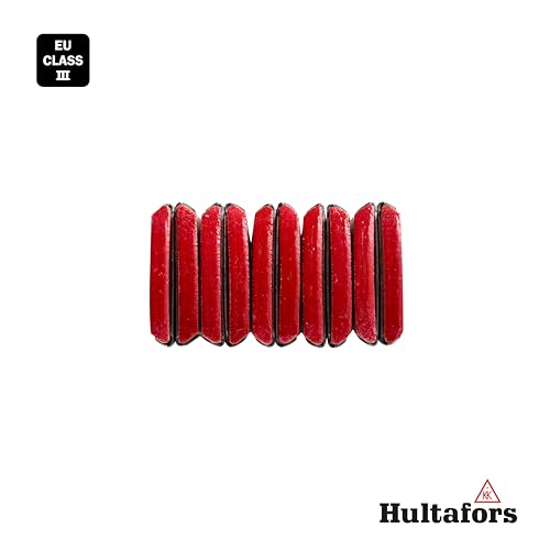 Contactmeter 2m Multipack 3 Stück I Hultafors I Gliedermasstab 2m mit invertierter Skalierung für anliegende Messungen I Made in Sweden I 3x 2 Meter Zollstock aus Glasbirke I 101804