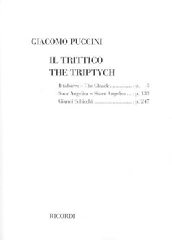 Partitions classique RICORDI PUCCINI G. - TRITTICO - BROCHURE - CHANT ET PIANO Voix solo, piano