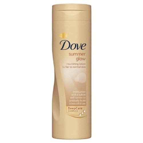 Dove Summer Glow soin corps nourrissant anti teint terne peau normale pack de 4