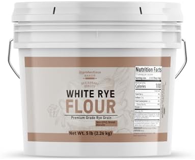 Unpretentious, White Rye Flour, 5 Lb