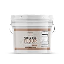 Unpretentious Baker White Rye Flour, Non-GMO, Bread, Biscuits & Baked Goods 1 Gallon