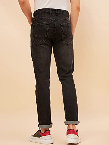 Image of HIGH STAR Men's Mid Rise Straight Stretchable Jeans