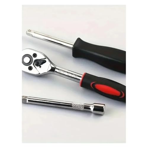 Kit de herramientas combinadas para reparación de autos 46 pzas miniatura 3
