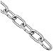 ASC MC168103002 Low Carbon Steel Case Hardened Proof Coil Chain, Zinc Plated, 3/16" Trade, 3/16" Diameter x 2' Length