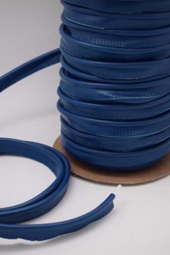 Royal Marine Blue Welt Cord Vinyl Piping Marine Outdoor Edge Trim Fabric (10 Yard) Fabric