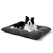 BEDSURE Hundebett Waschbar Extra Groß - XL Hundekissen Bett Beruhigende Hundematratze mit Rutschfestem Boden, Hund Angst Kissen für Sehr Große Haustiere, Grau, 104x69x8cm