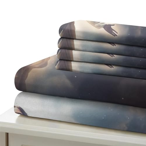 Housse de couette Jésus antibactérienne et respirante pour lit double - 6