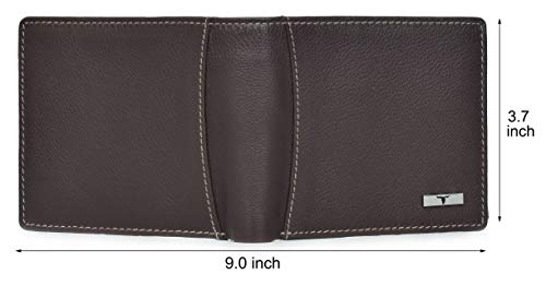 URBAN FOREST Oliver Dark Brown Leather Wallet for Men