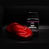 Tropical Glitz Candy Apple Red Candy Concentrate – Automotive Paint Custom Color, High-Gloss Finish, 8oz Bottle