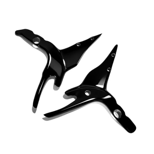 Carénage de cadre Kawasaki ZX-4RR 2022-2026 panneaux latéral de moto noir brillant