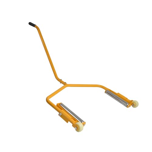 Wee-pansh Easy Lift Tire Wheel Dolly 275 LBS Portable Truck Tire Dolly Ergonomic Lifting Tool for Wide Tires Workshop & Garage Tire Installation Dolly (Yellow)