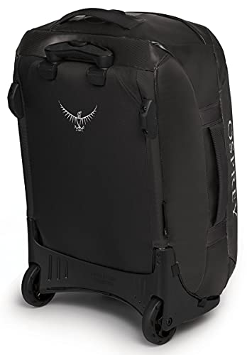 Osprey Rolling Transporter 40 Duffel Bag, Black