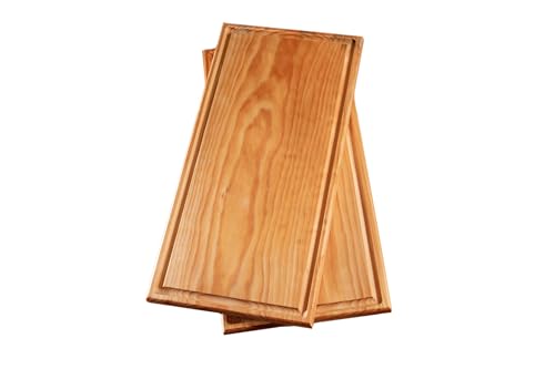 La mejor comparación de Tablas de queso . 50 Kit de 2 tablas de madera para carnes, quesos, hamburguesas, picar alimentos, 25x50cm