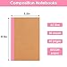 LABUK 60 Pack Notebooks Bulk, A5 Lined Journaling Notebooks Bulk, Rainbow Composition Notebooks Journals, 15 Colors 60 Pages for School Office