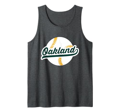Oakland Baseball Vintage California Pride Love City Tank Top