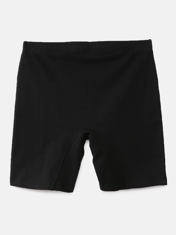 Image of mackly Girls Inner Shorts (Pack of 2) | 2-in-1 Seamless Panty Shorts with Gusset | Soft Breathable Base Layer for Dresses, Skirts