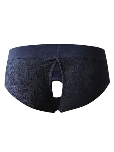 Mens Sissy Lingerie Underpants Crossdresser Panties Underwear Floral Lace Briefs2