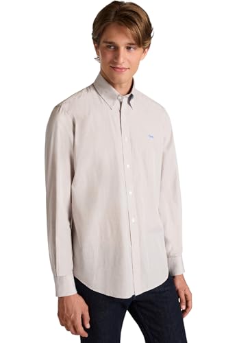  Harmont & Blaine Uomo Camicia Manica Lunga CRP074013435B Cotone Marrone Chiaro XXL