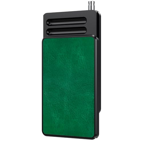 Image of Green Black Organize Box, 8 Compartment Storage Box with Built Alloy Straw,Fashionable lifestyle