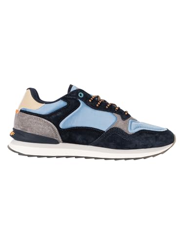 Strasbourg Mens Casual Trainers in Navy Blue3