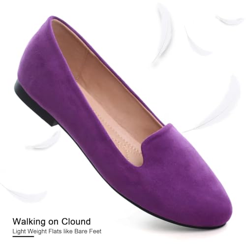 Image of SAILING LU Women Round Toe Comfortable Ballet Flats | Shoes for Women, Dressy, Slip-ons, Loafers
