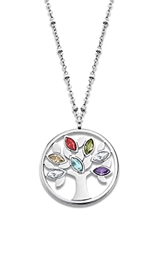 LOTUS STYLE Collar Mujer Acero Inoxidable - Colgante de Árbol de la Vida - Resistente al Agua LS2192-1/1 - Collares Mujer - Regalo de Cumpleaños, Aniversario, San Valentín, Madre y más
