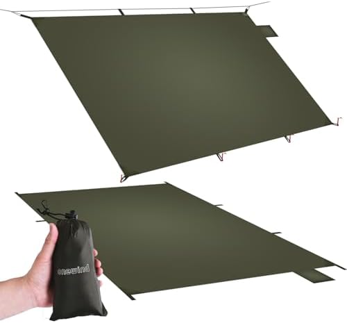 onewind Bâche de Camping Ultra légère en Nylon, Idéale pour la Ra...