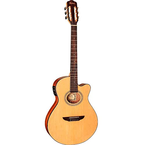 Qual o Melhor Violão Folk de 2025? Melhores Ranking 12 Violao Hofma Hmn298 Eletrico Flat Nylon Satin Natural