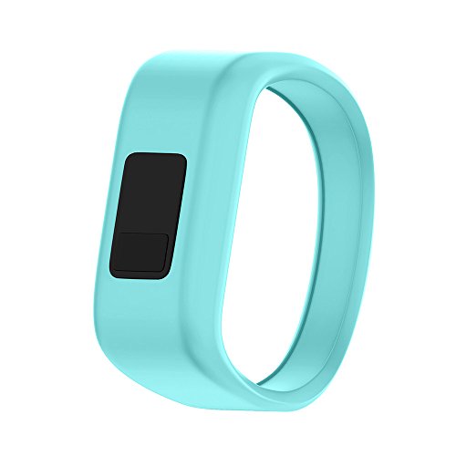 ANCOOL Compatible with Vivofit JR Bands, Soft Kids Wristbands Replacement for Vivofit JR/Vivofit JR2/Vivofit 3 Tracker (Mint, Small)