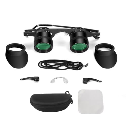 Binoculares plegables 10X para pesca y espectáculos miniatura 1