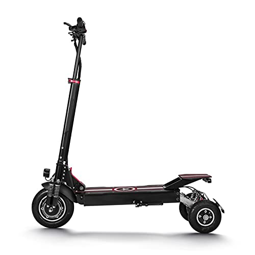 YHKJ Electric Scooter, Electric Scooter for Adults 1000W Brushless Motor Max Speed 45Km/h 60km Long-Range Battery Foldable and Portable for Adults Commute and Travel,Black,B