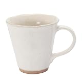 美濃焼 マグカップ コップ 電子レンジ 食洗機対応 食器 花型 乳白 容量約300ml 日本製 133-61812