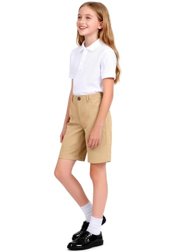 Image of KEREDA Uniform Shorts for Girls with Functional Pockets School Shorts