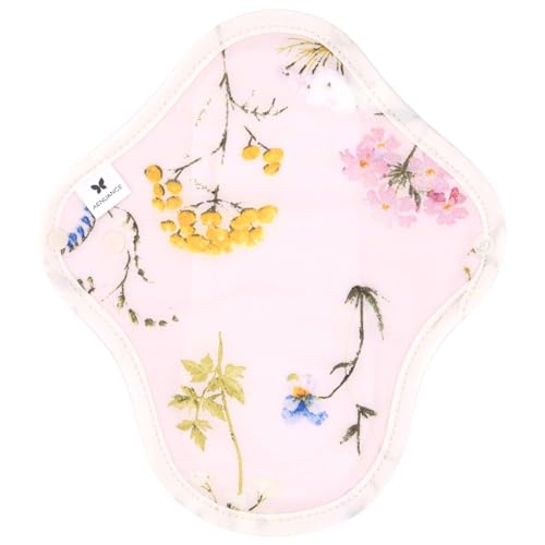 AENUANCE(エニュアンス)布ナプキン 防水 生理用 昼用 多い日 吸水ナプキン 吸水 35cc 尿漏れパッド 少量用 厚手 S 柄No 189AESWH-189