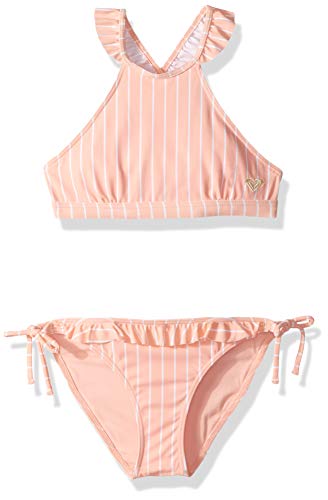 Roxy Girls' Field of Love Crop Top Swim Set
