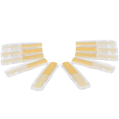 ULDIGI Set of 10 Clarinet Reeds 2.5 Replacement Parts for Clarinet and Handmade